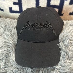 Metallica Worldwired Tour Logo Cap Adjustable Rare Metal Hat